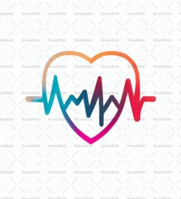 Abstrakter Herzschlag